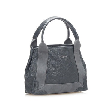 Balenciaga Navy Cabas XS Leather Satchel (MLB-24885)