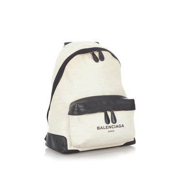 Balenciaga Navy Canvas Backpack (MLB-27019)