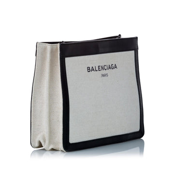 Balenciaga Navy Pochette Canvas Crossbody Bag (MLB-30034)