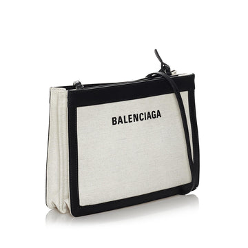 Balenciaga Navy Pochette S Canvas Crossbody Bag (MLB-29713)