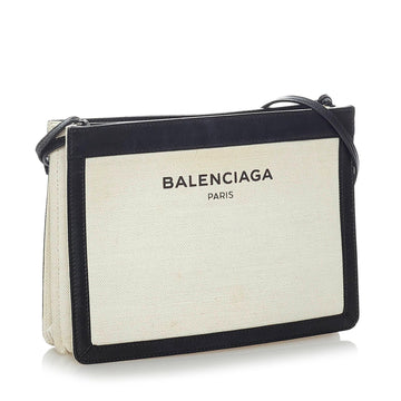 Balenciaga Navy Pochette S Canvas Crossbody Bag (MLB-30485)