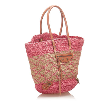Balenciaga Panier Raffia Tote Bag (MLB-18408)
