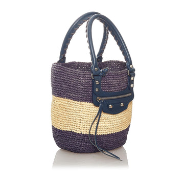 Balenciaga Panier Raffia Tote Bag (MLB-27286)