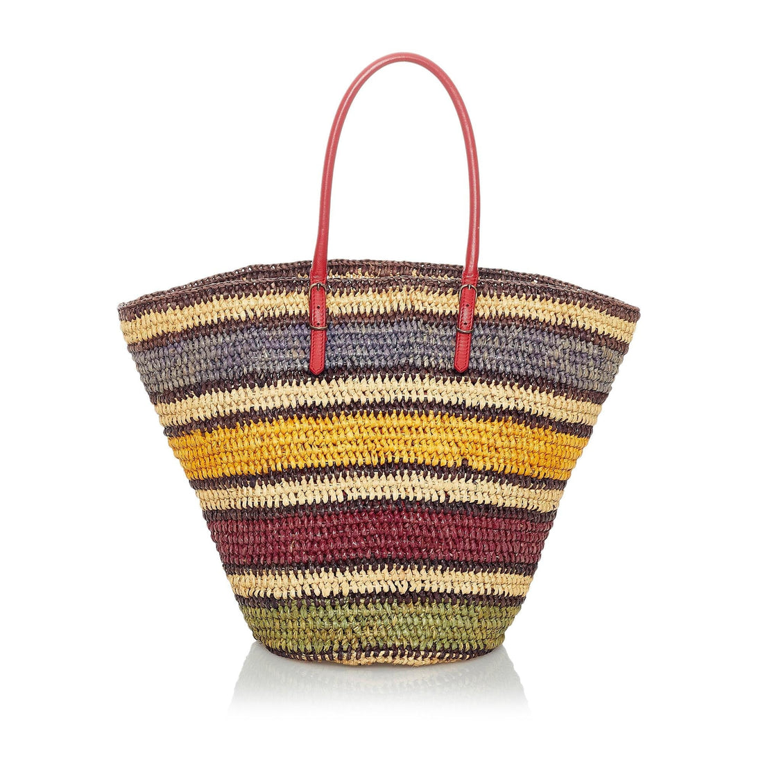 Balenciaga Panier Raffia Tote Bag (MLB-30111)