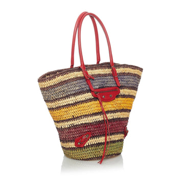 Balenciaga Panier Raffia Tote Bag (MLB-30111)