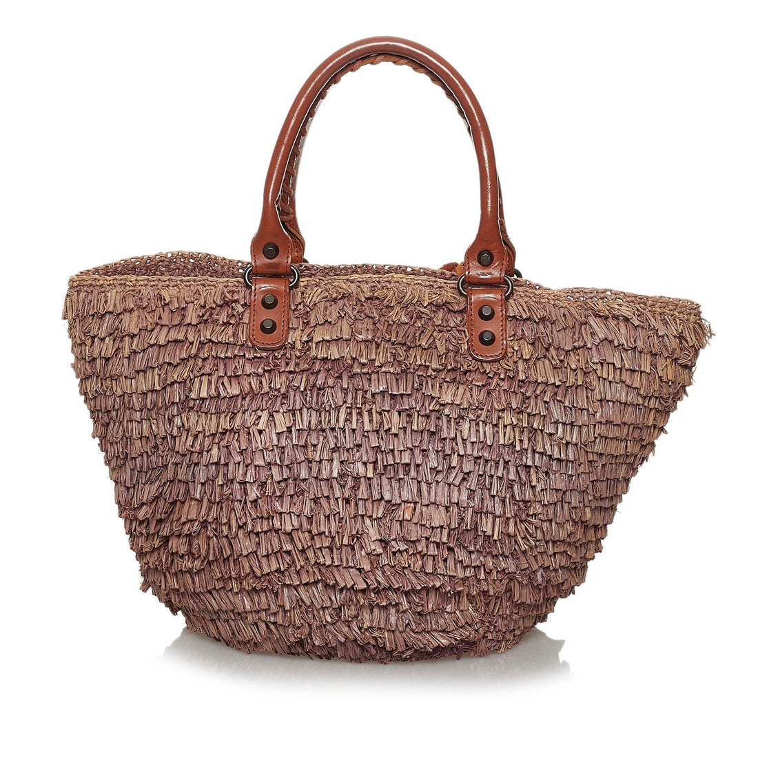 Balenciaga Panier Raffia Tote Bag (MLB-30338)