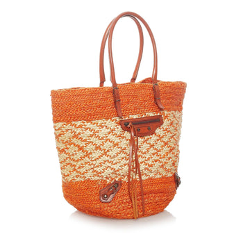 Balenciaga Panier Raffia Tote Bag (MLB-31175)
