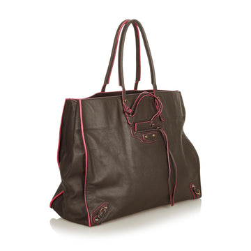 Balenciaga Papier A4 Leather Zip-Around Tote (MLB-26450)