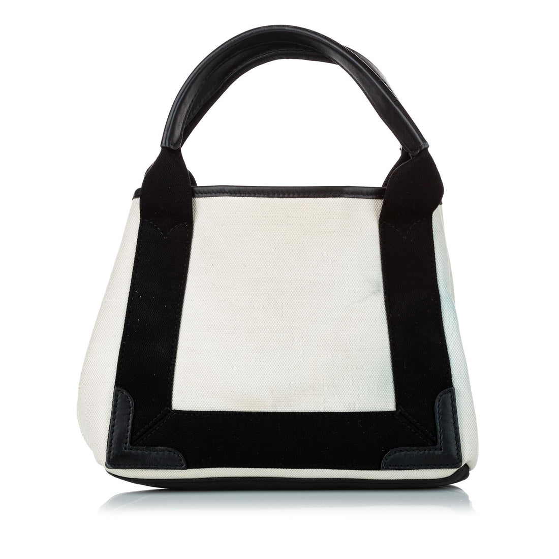 Balenciaga XS Navy Cabas Canvas Satchel (MLB-30718)