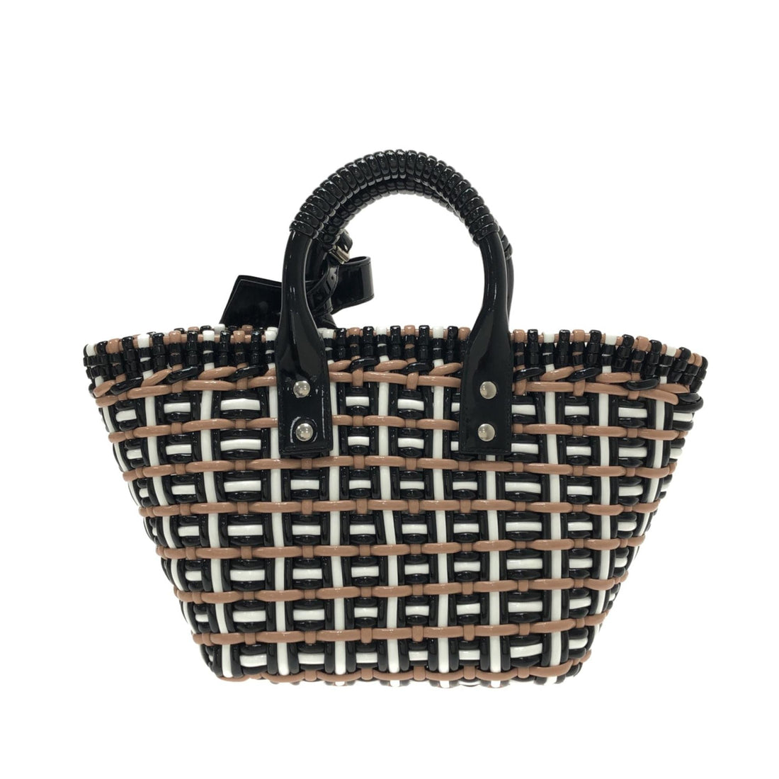 Balenciaga XS Woven Bistrot Panier Tote (MLB-RfSv64)