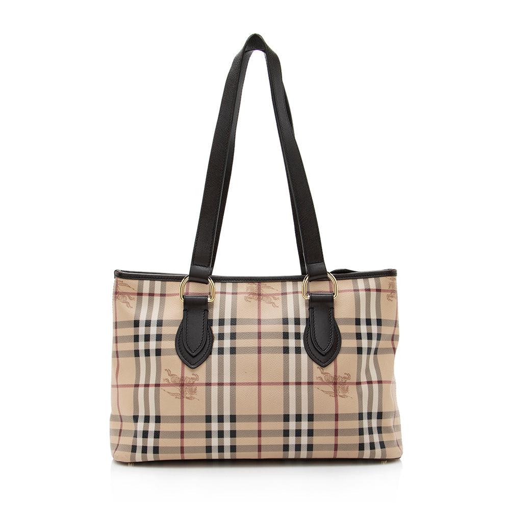 Burberry Haymarket Check Medium Regent Tote