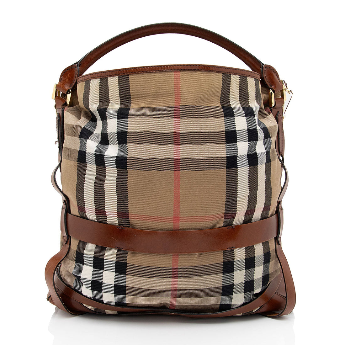 Burberry House Check Bridle Gosford Large Hobo