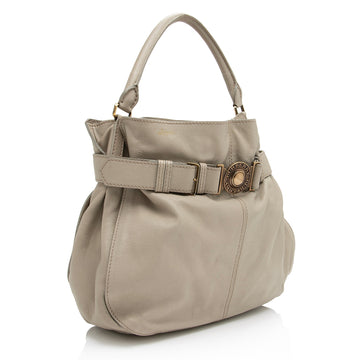 Burberry Leather Lambeth Hobo