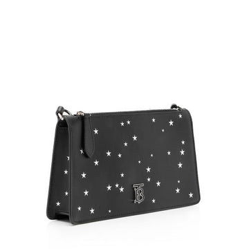 Burberry Leather Star Print TB Mini Pouch