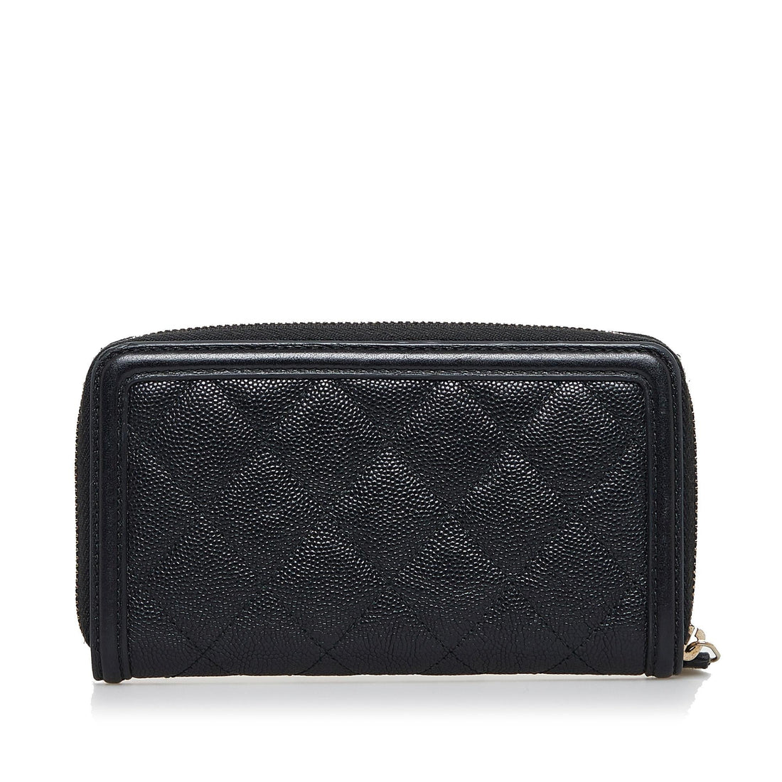 Chanel CC Caviar Filigree Zip Around Wallet (MLB-miZ2He)