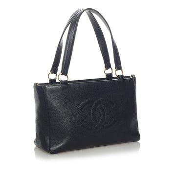 Chanel CC Caviar Leather Tote Bag (MLB-33417)