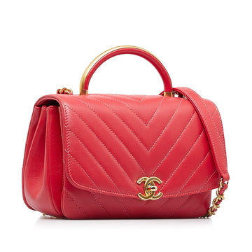 Chanel CC Chevron Flap Satchel (MLB-6gfEUs)