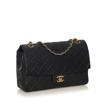 Chanel CC Timeless Lambskin Leather Single Flap Bag (MLB-34540)