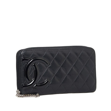 Chanel Cambon Ligne Zip Around Wallet (MLB-yMf4tk)
