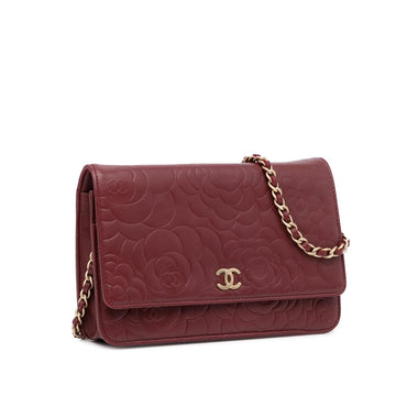 Chanel Camellia CC Wallet On Chain (MLB-HpTlgX)
