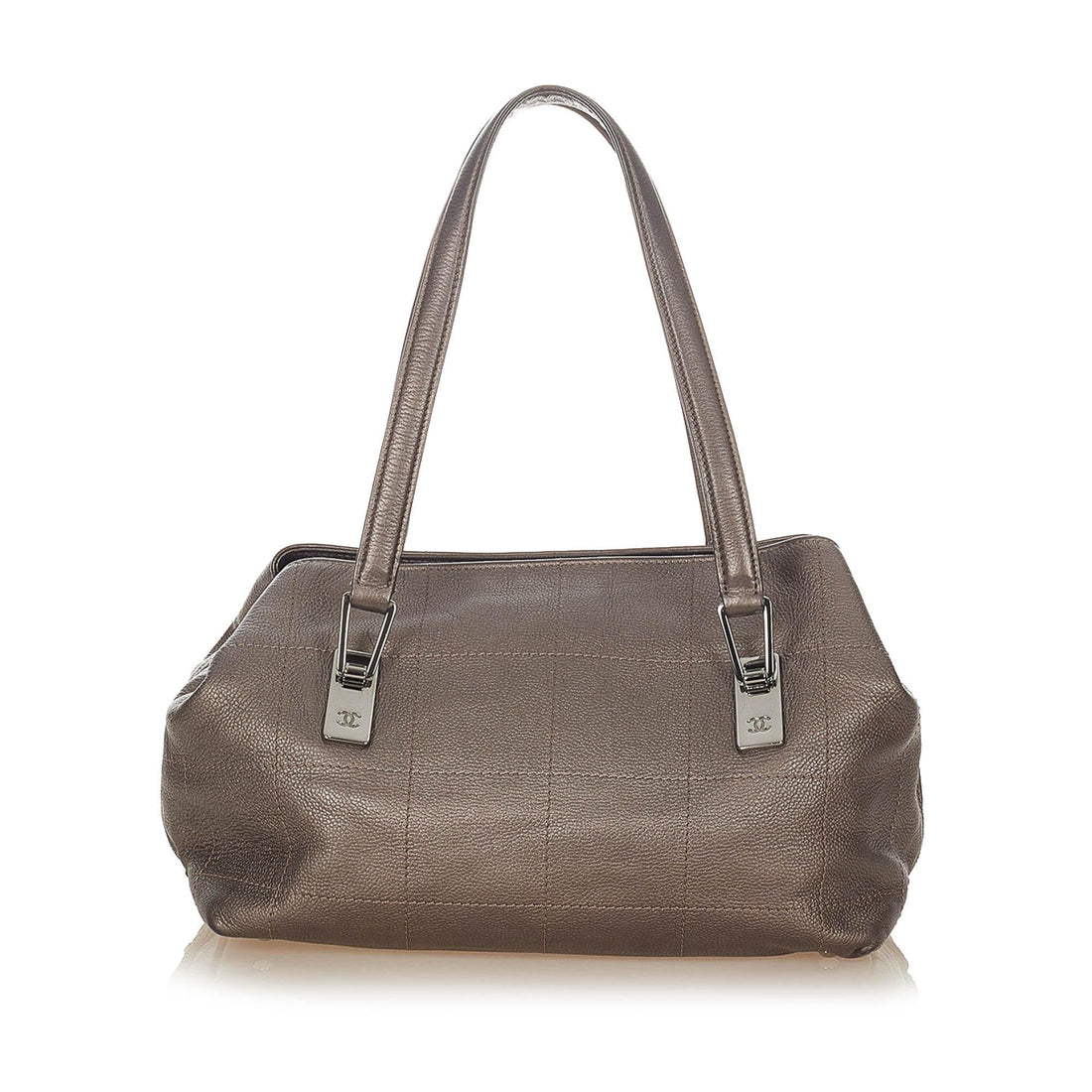 Chanel Choco Bar Caviar Leather Shoulder Bag (MLB-23001)