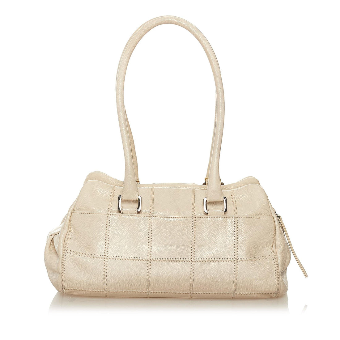 Chanel Choco Bar Caviar Leather Shoulder Bag (MLB-34356)
