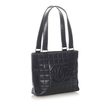 Chanel Choco Bar Lambskin Leather Shoulder Bag (MLB-32639)