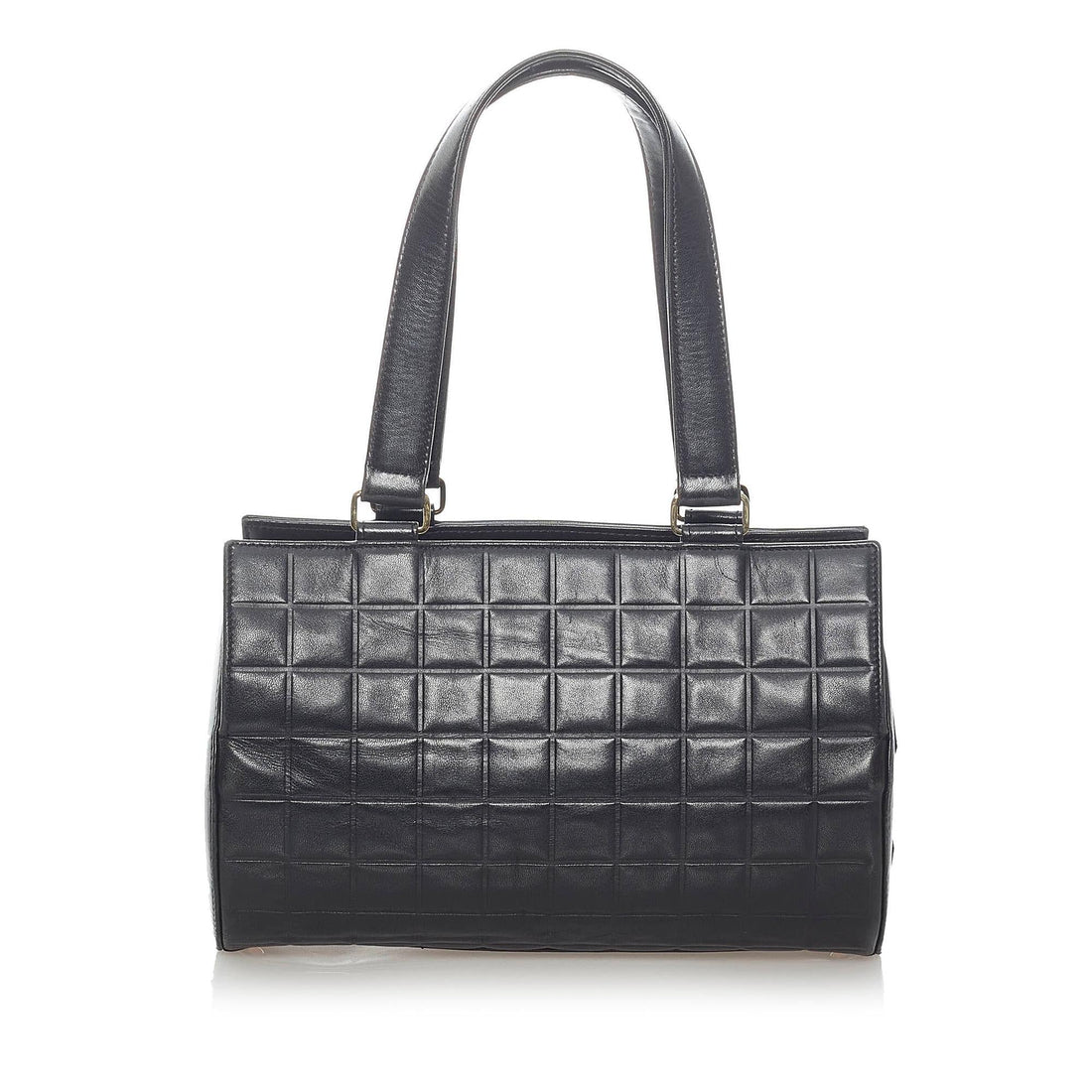 Chanel Choco Bar Lambskin Leather Shoulder Bag (MLB-34632)