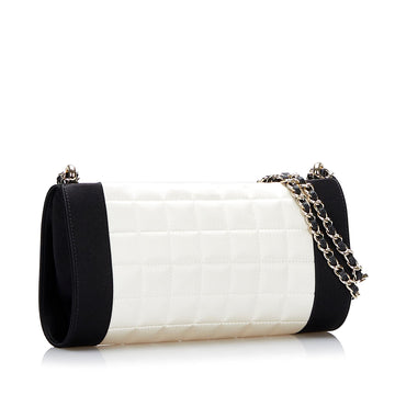 Chanel Chocolate Bar Satin Shoulder Bag (MLB-ByUsCX)