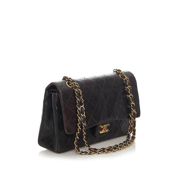 Chanel Classic Medium Lambskin Leather Double Flap Bag (MLB-31351)