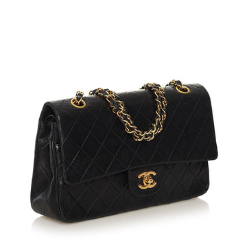 Chanel Classic Medium Lambskin Leather Double Flap Bag (MLB-35098)