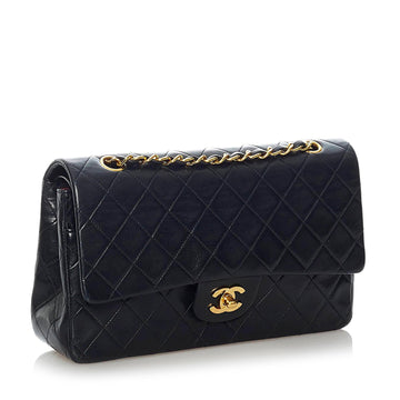 Chanel Classic Medium Lambskin Leather Double Flap Bag (MLB-35165)