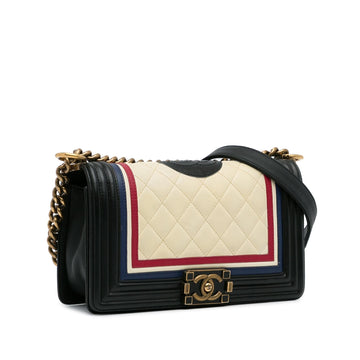 Chanel Crest-Embellished Medium Boy Bag (MLB-ThPZsB)