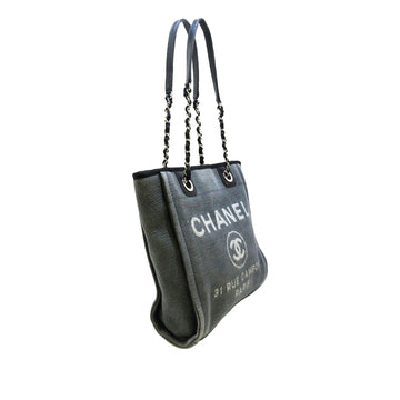 Chanel Deauville Canvas Tote Bag (MLB-34809)