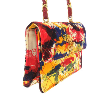 Chanel Graffiti Watercolor Matelasse Satin Crossbody Bag (MLB-34312)