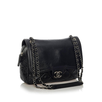 Chanel In The Mix Zip Flap Leather Crossbody Bag (MLB-34482)