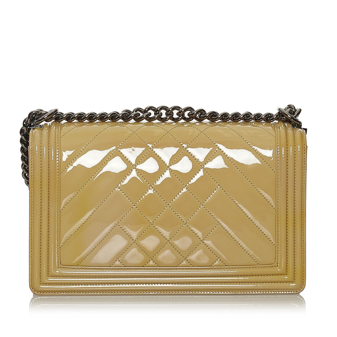 Chanel Large Boy Patent Leather Shoulder Bag (MLB-37876)