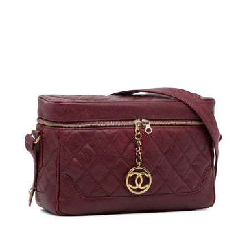 Chanel Large Quilted Caviar Zip Box Bag (MLB-bYsFZH)