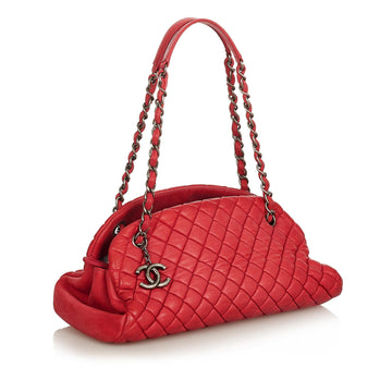 Chanel Mademoiselle Leather Bowling Bag (MLB-35686)