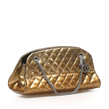 Chanel Mademoiselle Patent Leather Bowling Bag (MLB-36483)