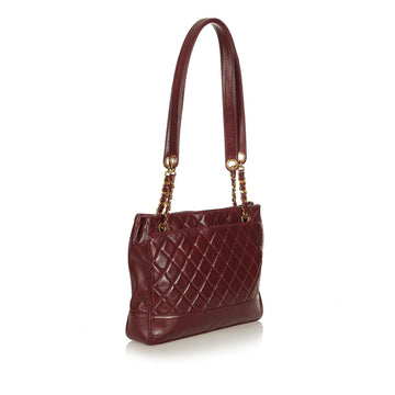 Chanel Matelasse Lambskin Leather Shoulder Bag (MLB-37875)