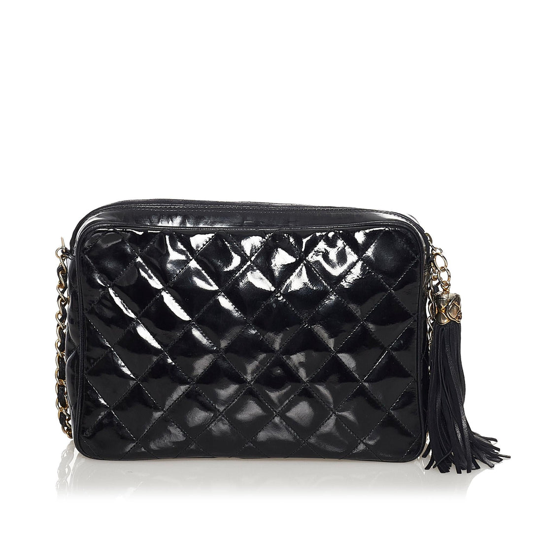 Chanel Matelasse Patent Leather Crossbody Bag (MLB-33619)