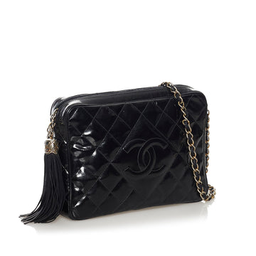 Chanel Matelasse Patent Leather Crossbody Bag (MLB-33619)