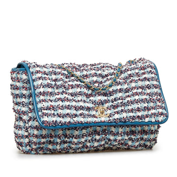 Chanel Maxi Chesterfield Tweed Single Flap (MLB-sb1b41)