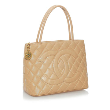 Chanel Medallion Caviar Leather Tote Bag (MLB-33642)