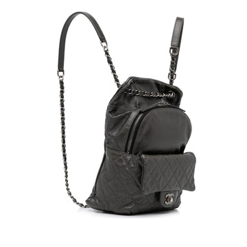 Chanel Medium CC Lambskin Drawstring Flap Backpack (MLB-rggGda)