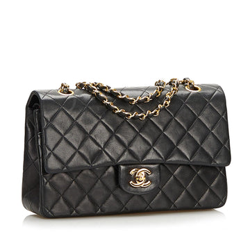 Chanel Medium Classic Lambskin Double Flap (MLB-47THwS)