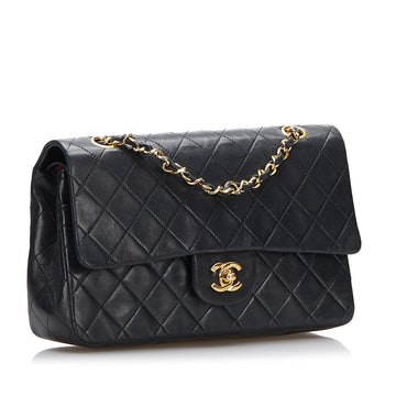 Chanel Medium Classic Lambskin Double Flap (MLB-8sT9Z0)