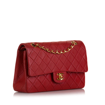 Chanel Medium Classic Lambskin Double Flap (MLB-TqBua2)