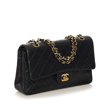 Chanel Medium Classic Lambskin Leather Double Flap Bag (MLB-35273)